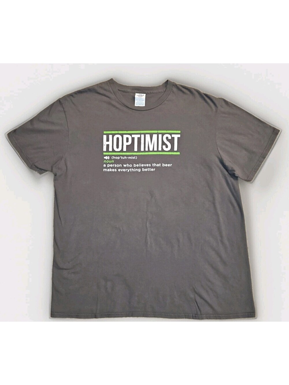 HOPTIMIST Definition for Craft Beer Lovers Classic T-Shirt Size XL (216)